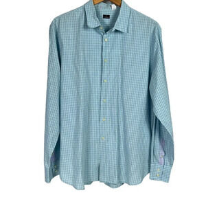 Paul Smith Men's XL Cotton Plaid Long Sleeve Button Front Shirt Multicolor